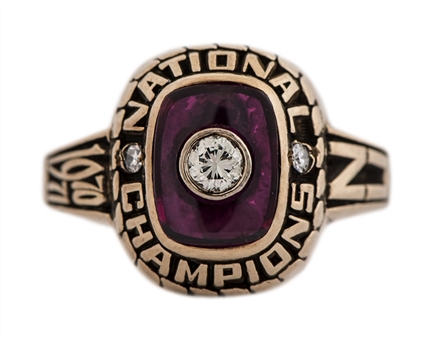 1970-71 Nebraska Cornhuskers NCAA Football National Championship Ring
